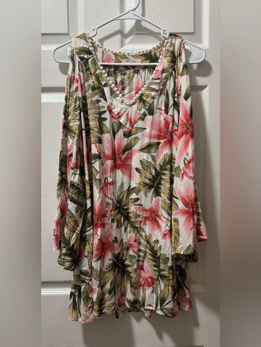 Swim Cover Top- Floral Design